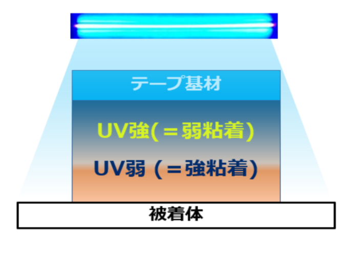 全層パターンUV照射