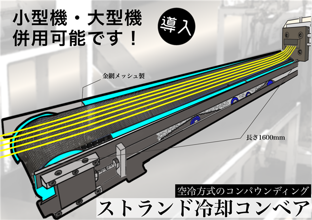 ストランド冷却コンベア